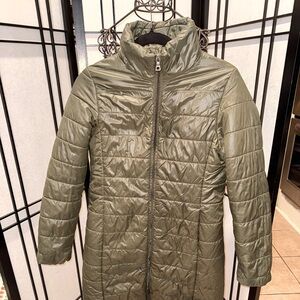 Active USA Army Green Textured Fabric